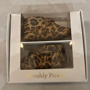 Leopard Moccasin 6-12 Months